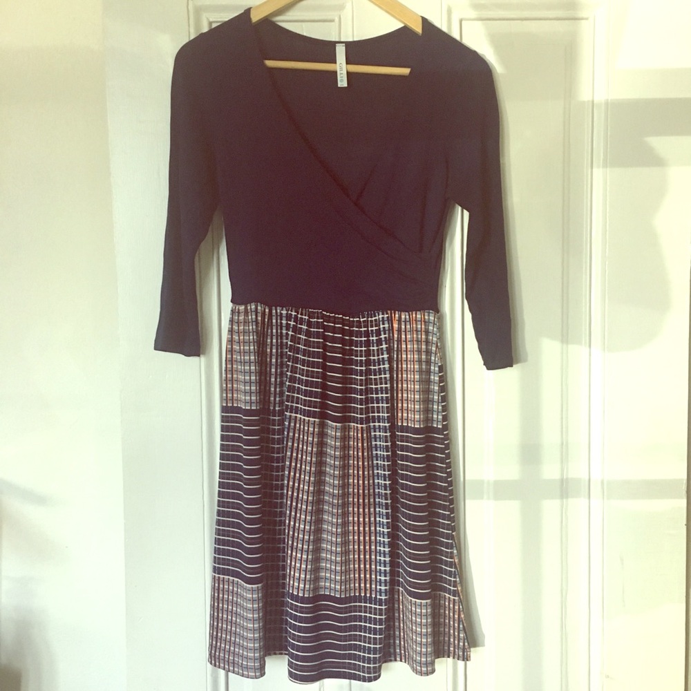 3/4 long sleeve dress